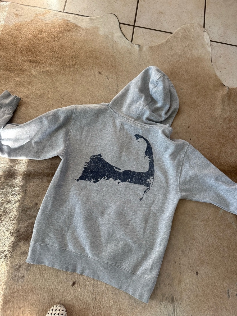 Cuffy’s Cape Cod Gray Pullover Hoodie – Men’s M